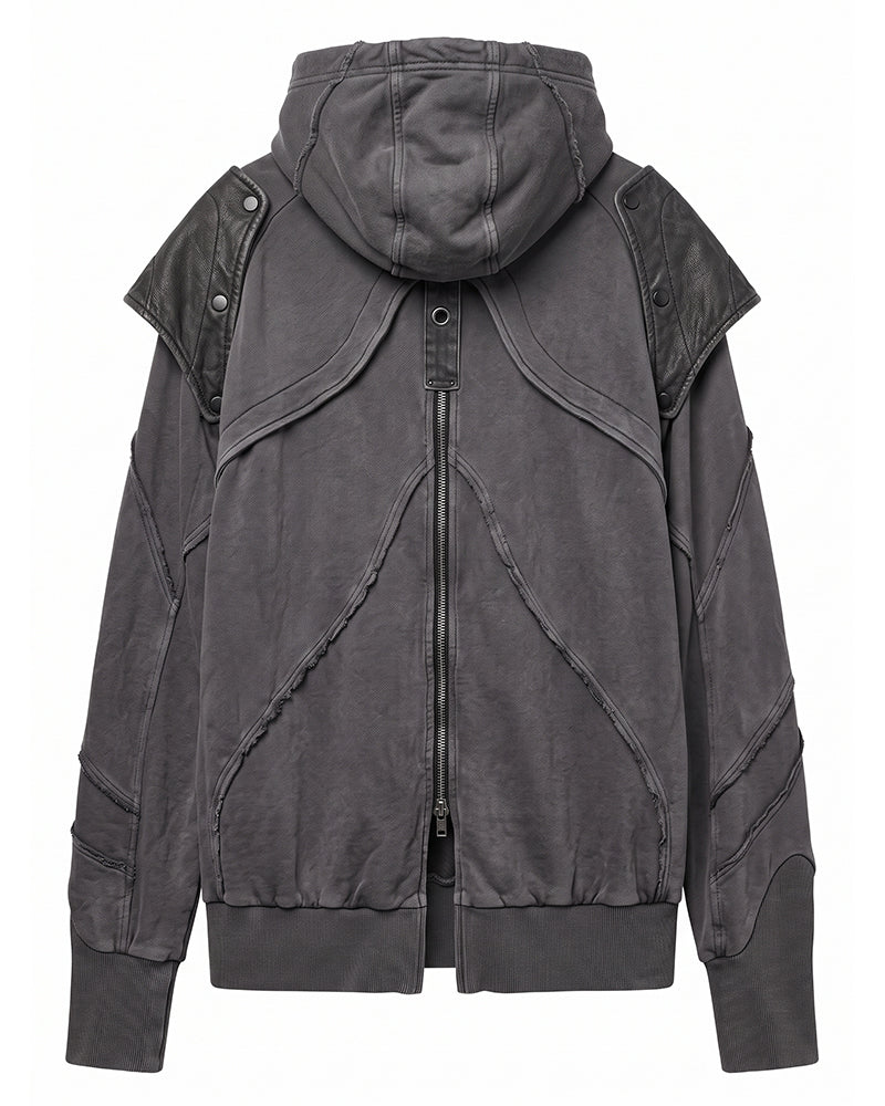 Wasteland Detachable-Shoulder Hoodie