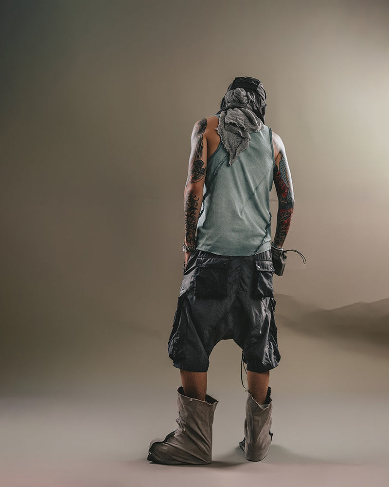 Wasteland Tech Cargo Washed Shorts