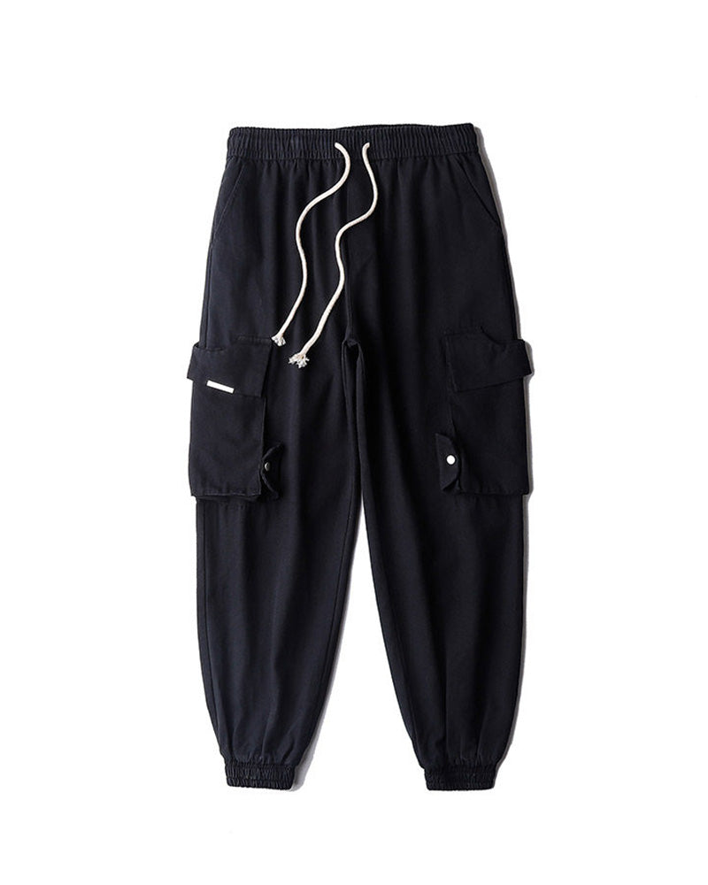 Streetwear Loose Large-Pocket Cargo Pants