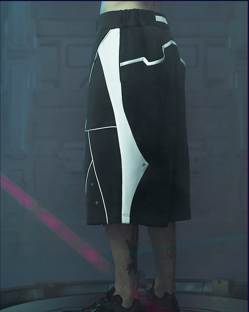 CBP-018-X|Cyberpunk Techwear Set Top / Bottom