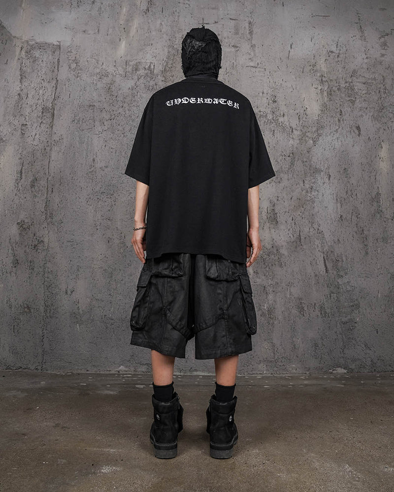 Bandaged Waxed Shorts