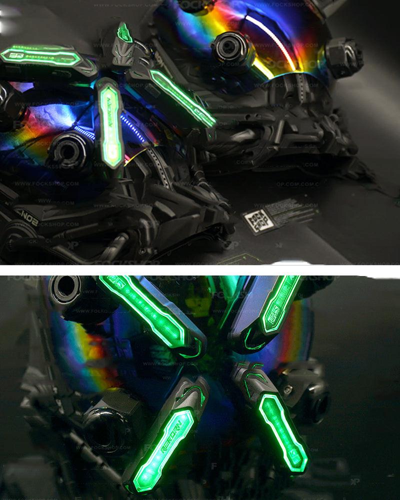 Future Envoy LED Cyberpunk Helmet Mask