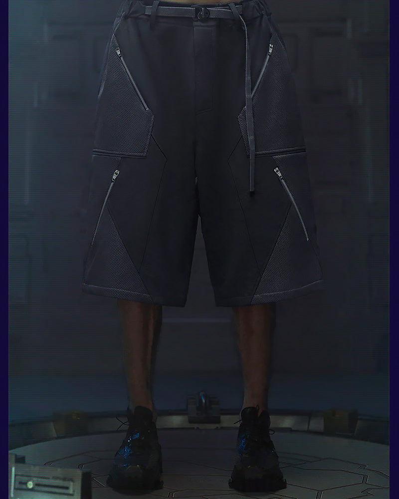 CBP-008-X|Cyberpunk Techwear Set Top / Bottom
