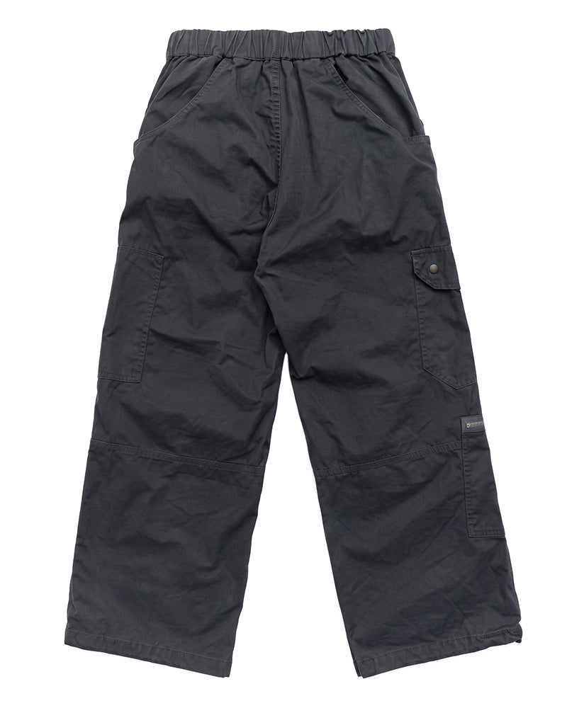 Distressed Zippered Patchwork Cargo Pants