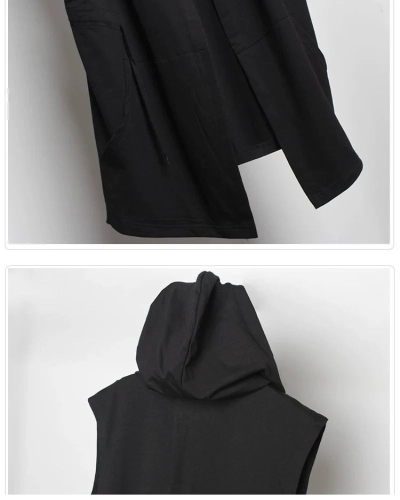 Black Sleeveless Ninja Costume Vest