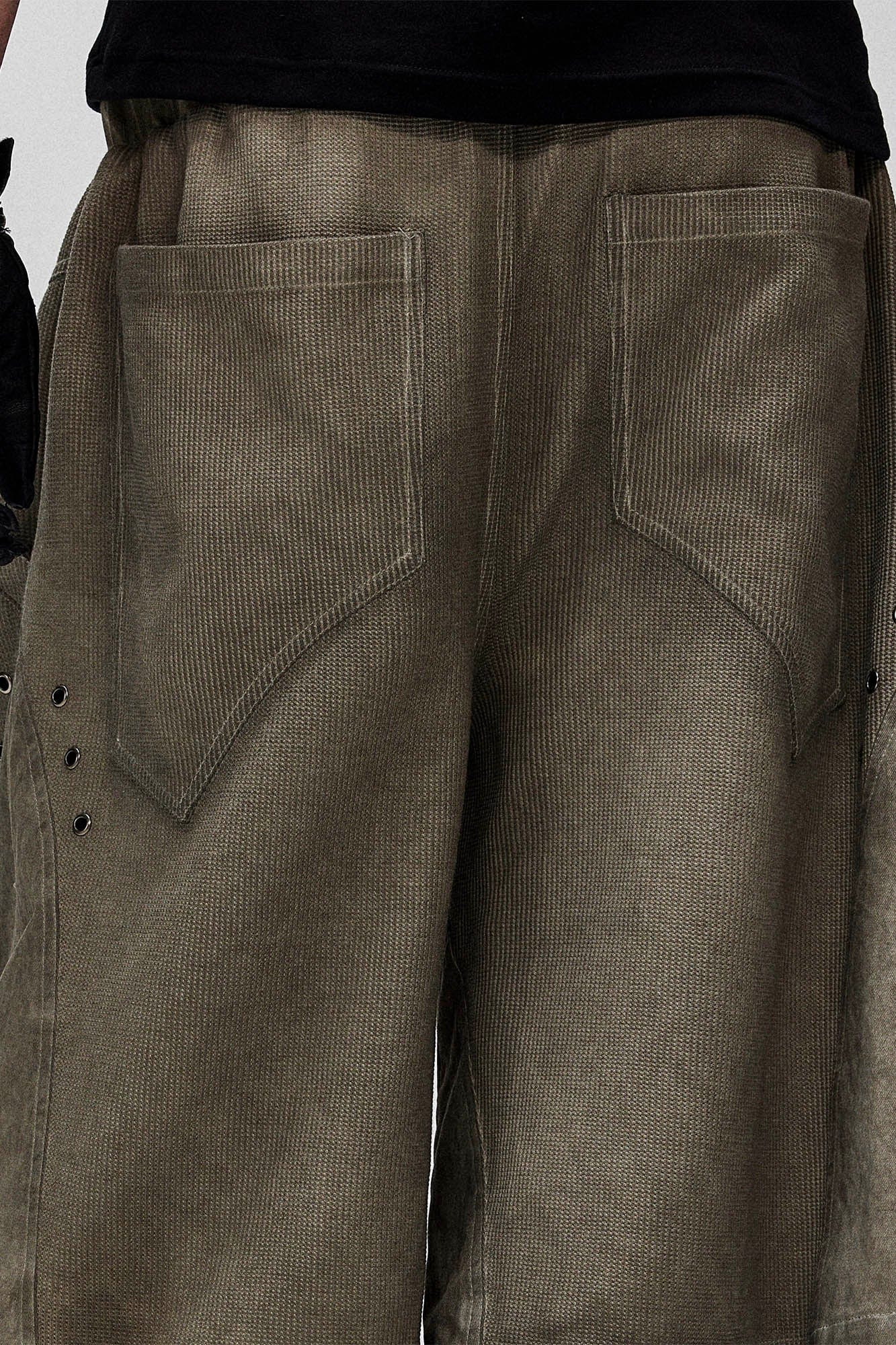 Dirty Fit Layered Frayed Knee Shorts