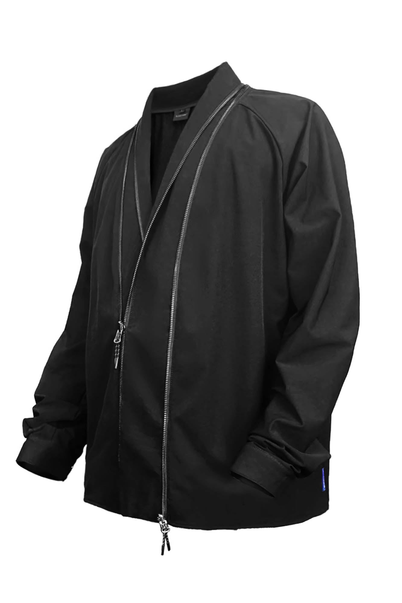 Tactical Kimono Mesh Spliced Jacket