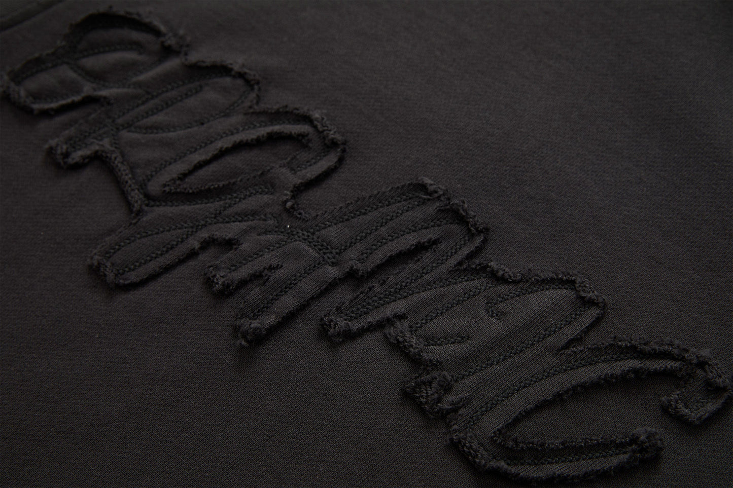 Asymmetrical Hem Embroidered Hoodie