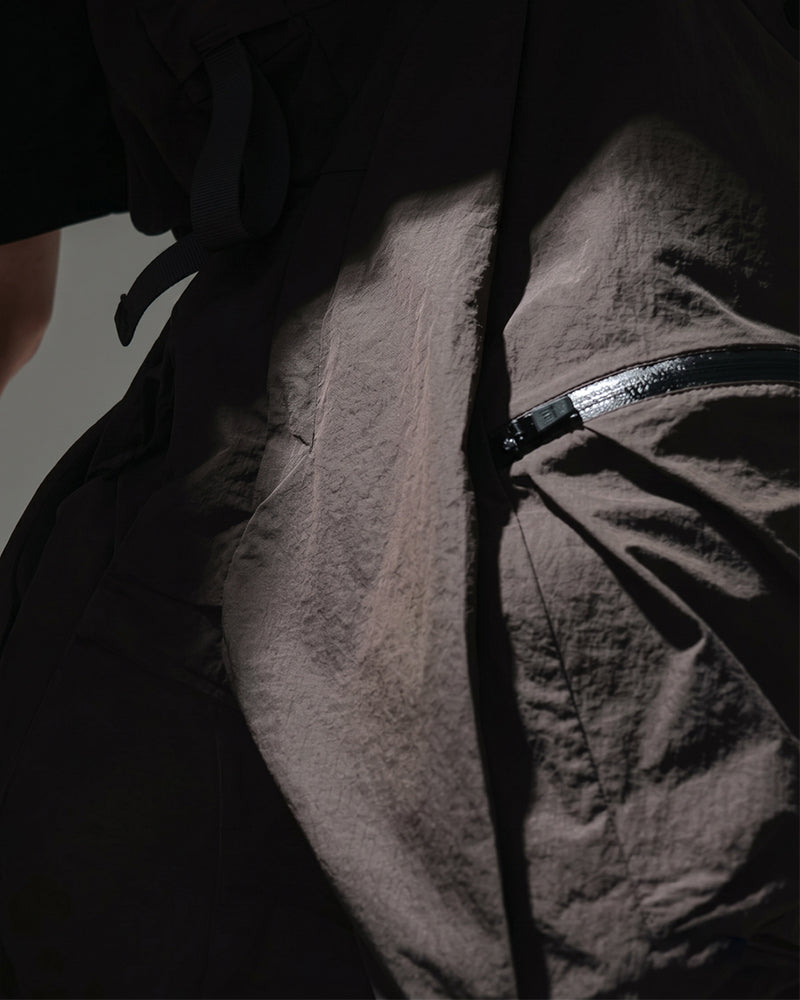 Metallic Honeycomb-Pocket Quick-Dry Water-Repellent Shorts