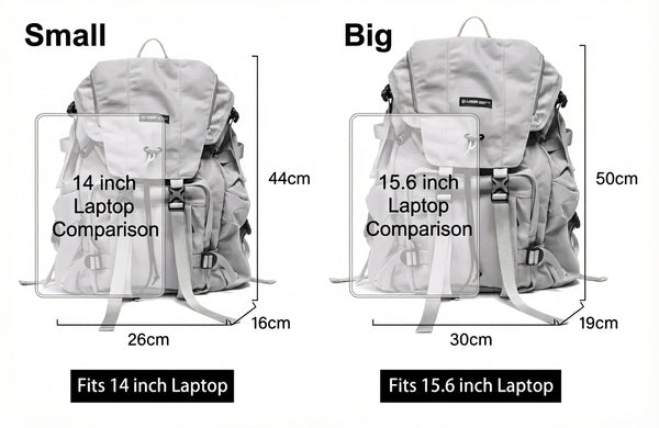 Techwear Japanese Style Large Backpack