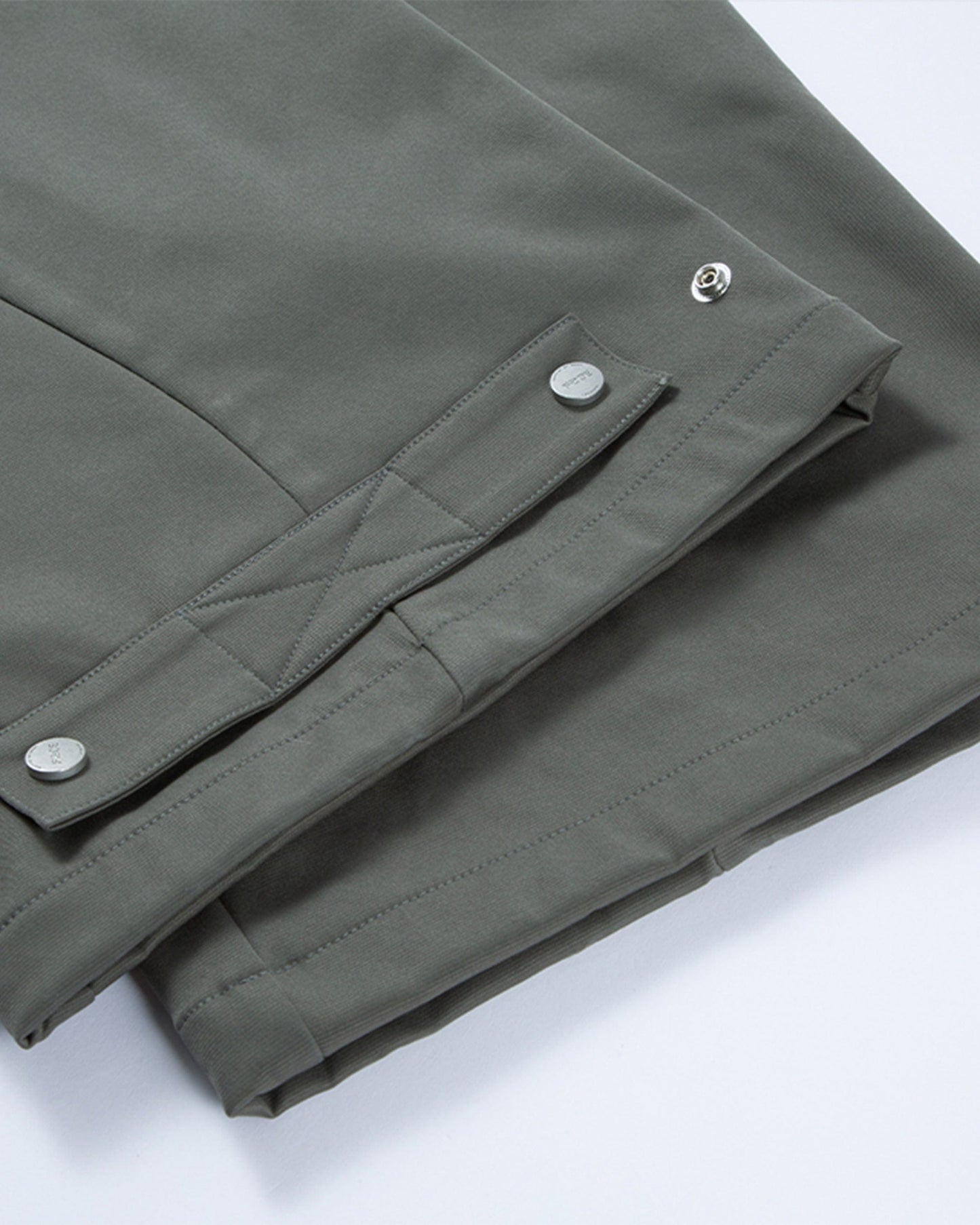 Modern Deconstructed Double-Knee Rivet Pants