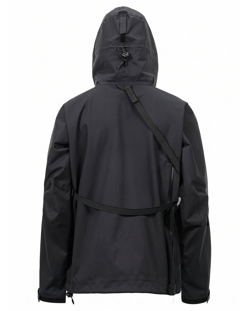 Windproof Hooded Techwear Jacket