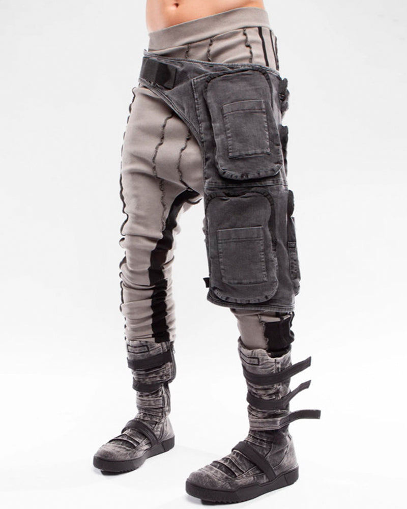 Wasteland Dyed Distressed Slim-Fit Sweatpants