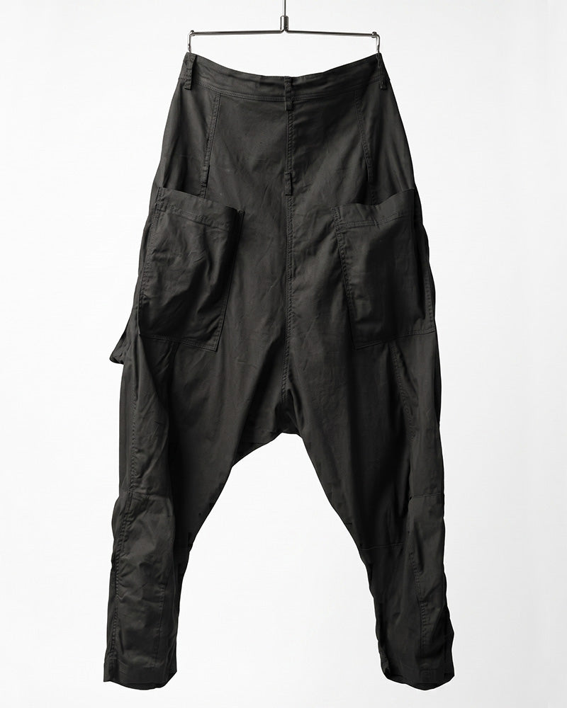 Wasteland Waxed Drop-Crotch Harem Pants