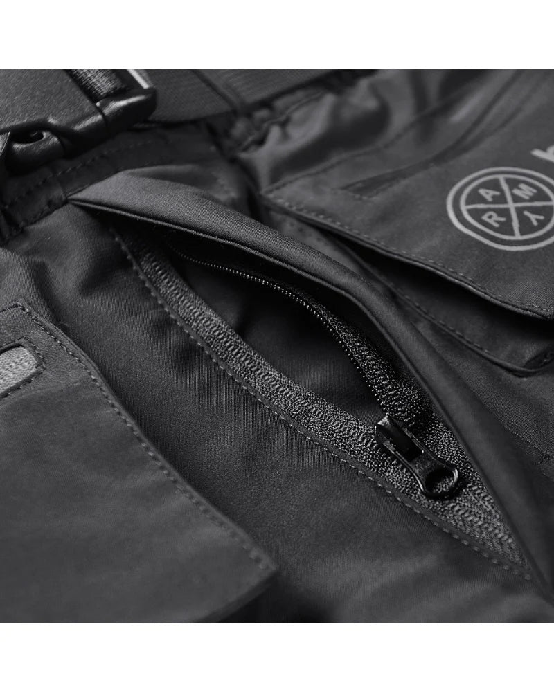 Functional Multi-Pocket Zip Cargo Shorts