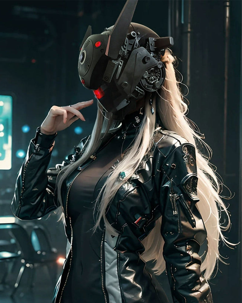 Cyberpunk Future Cosplay Helmet
