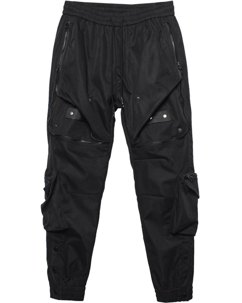 Functional Multi-Zip Large Pockets Cargo Pants