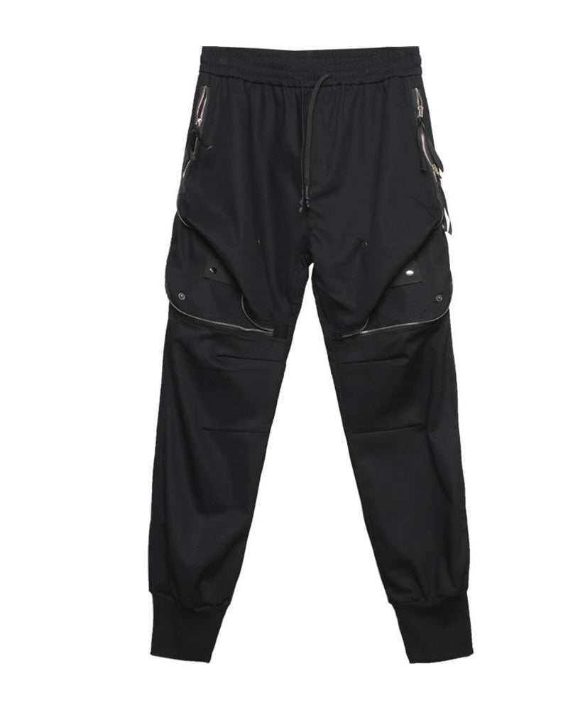 Techwear Large Zip Pockets Cargo Pants
