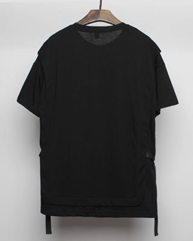 Tactical Fake Two-Piece Techwear T-Shirt