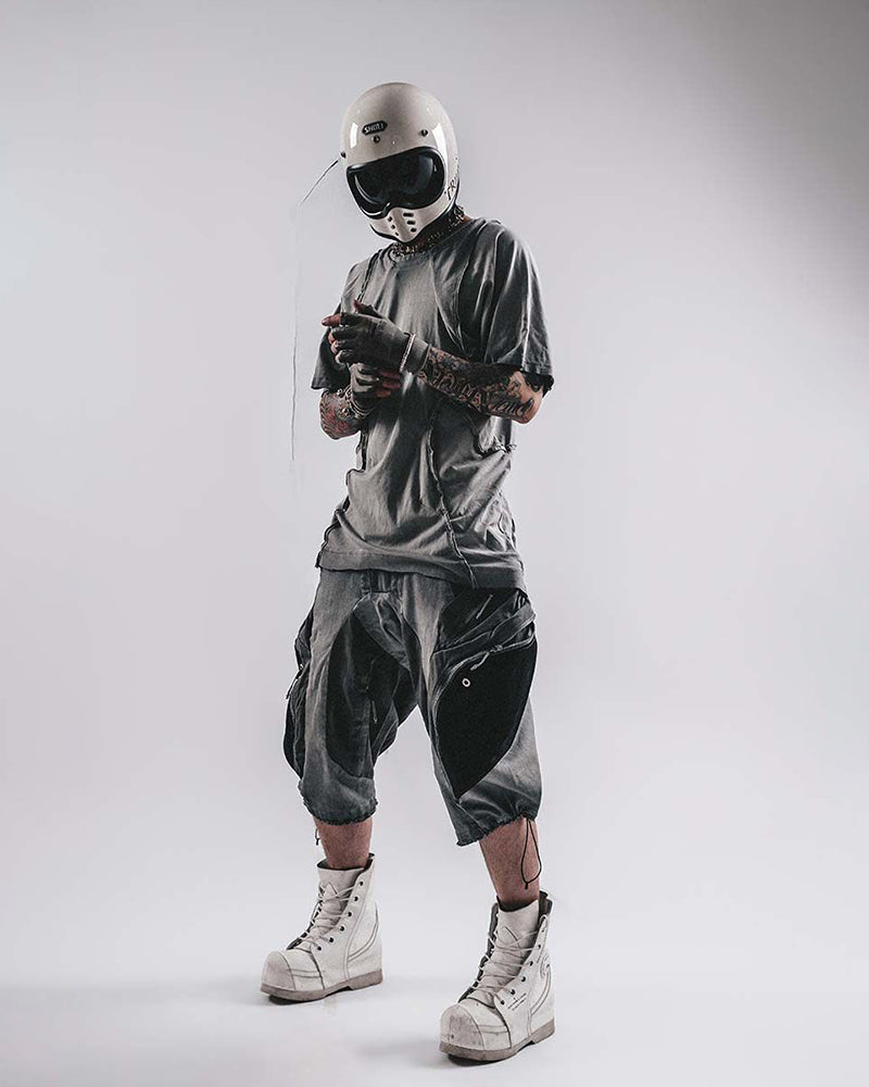 Nightfall Two-Tone Tactical Cropped Cargo Pants