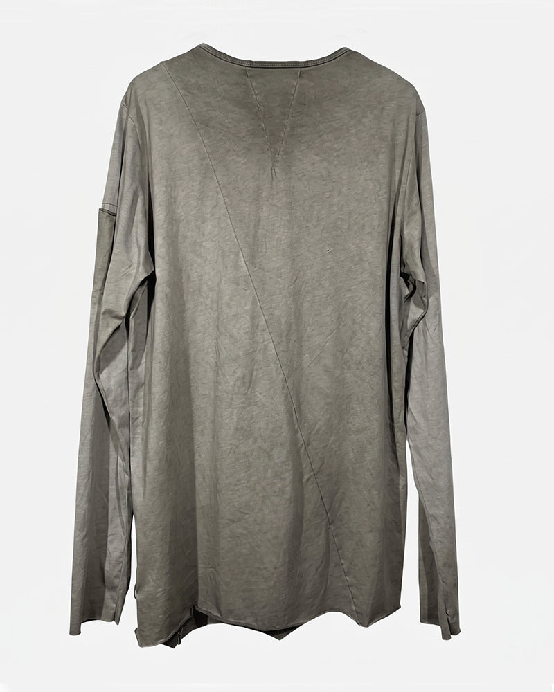 Wasteland Distressed Cotton Long‑Sleeve T‑Shirt