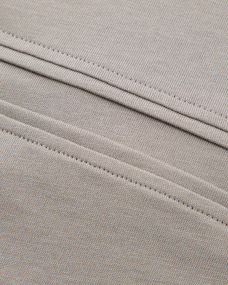 Minimalist Deconstructed Stitch Crewneck T-Shirt