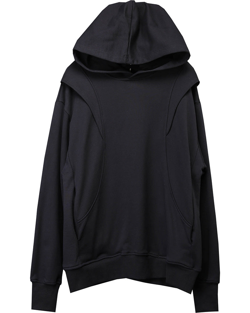 Japanese Techwear Patchwork Hoodie