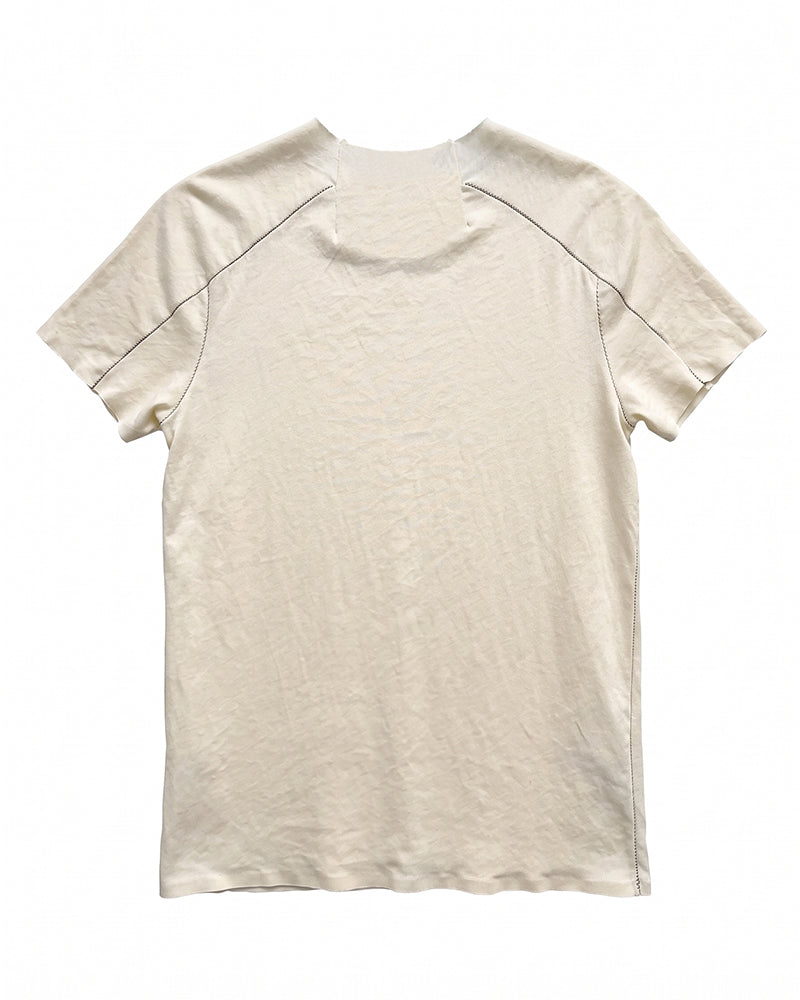 Post-Apocalyptic Paneled Raw Stitch Short Sleeve Tee