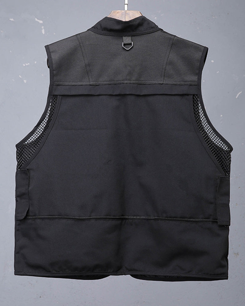 Techwear Utility Multi-Pocket Cargo Vest