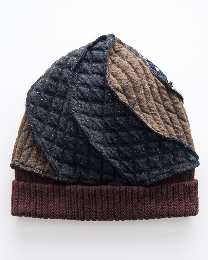 Wasteland Patchwork Thermal Knitted Hat