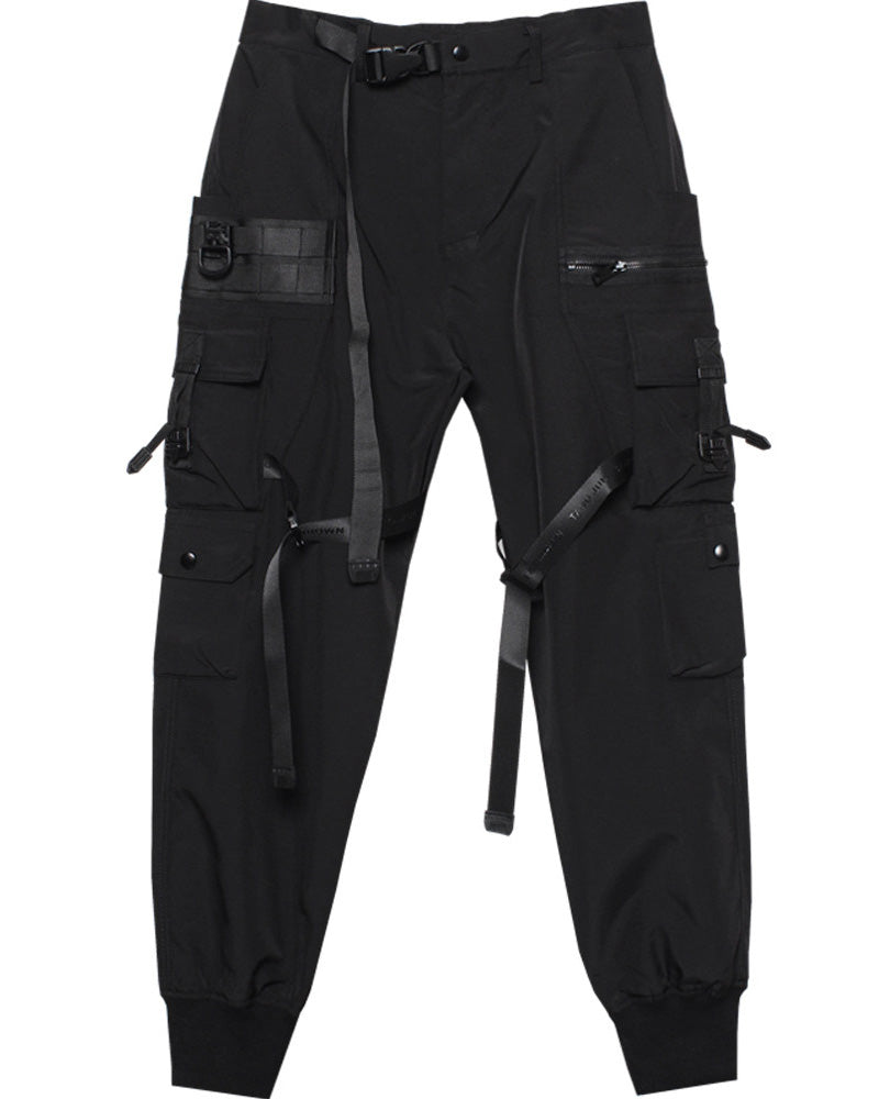 Cyberpunk Tactical Techwear Cargo Pants