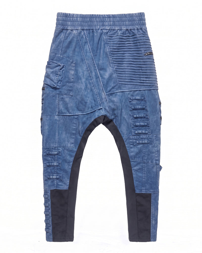 Post‑Apocalyptic Asymmetric Deconstructed Multi-Pocket Pants