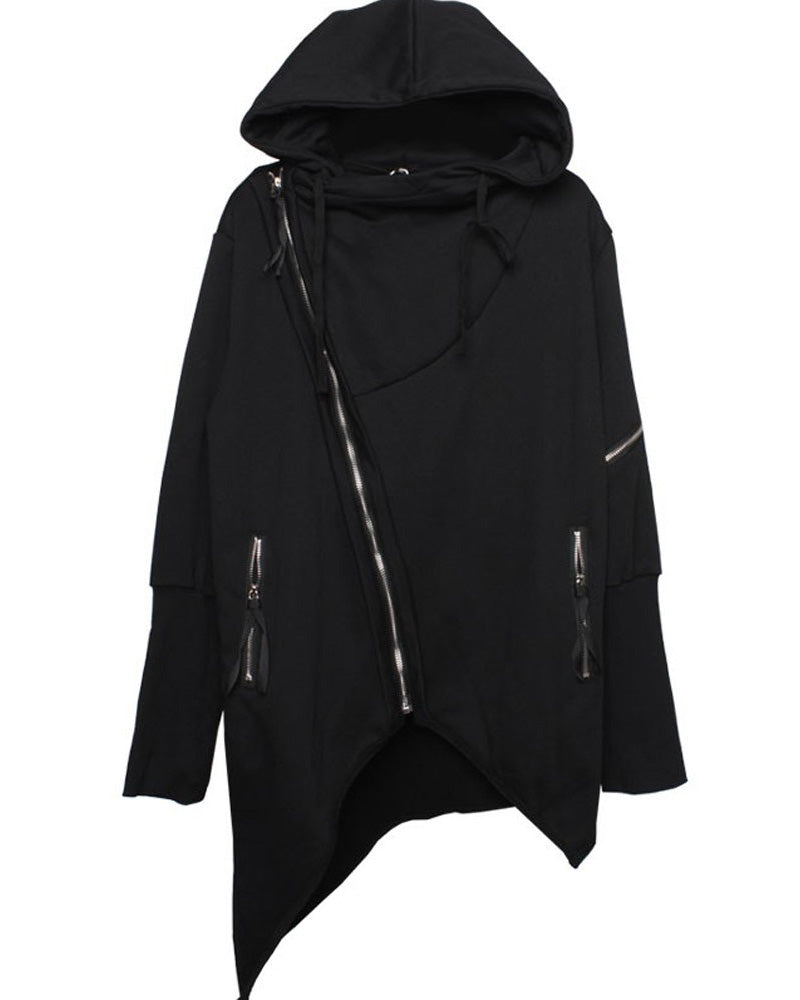 Japanese Techwear Zipper Hooded Jacket