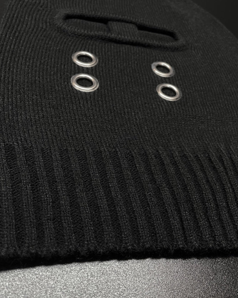 Post-Apocalyptic Grommet Knit Balaclava