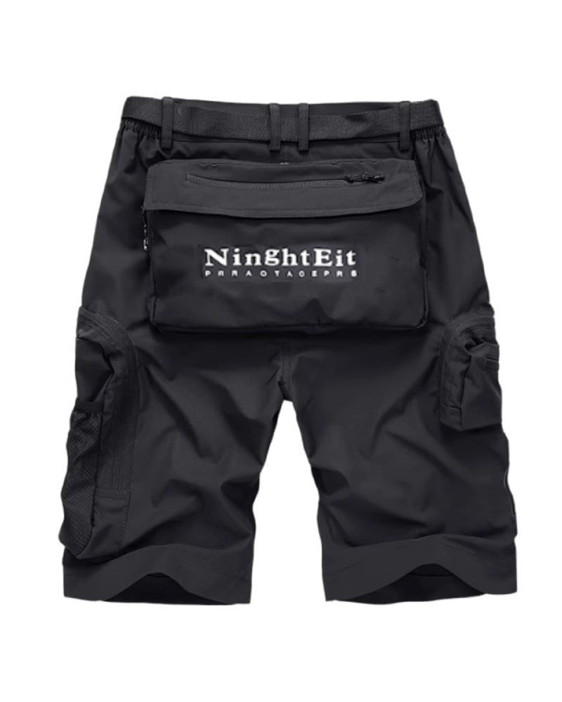 Techwear Backpack Cargo Shorts