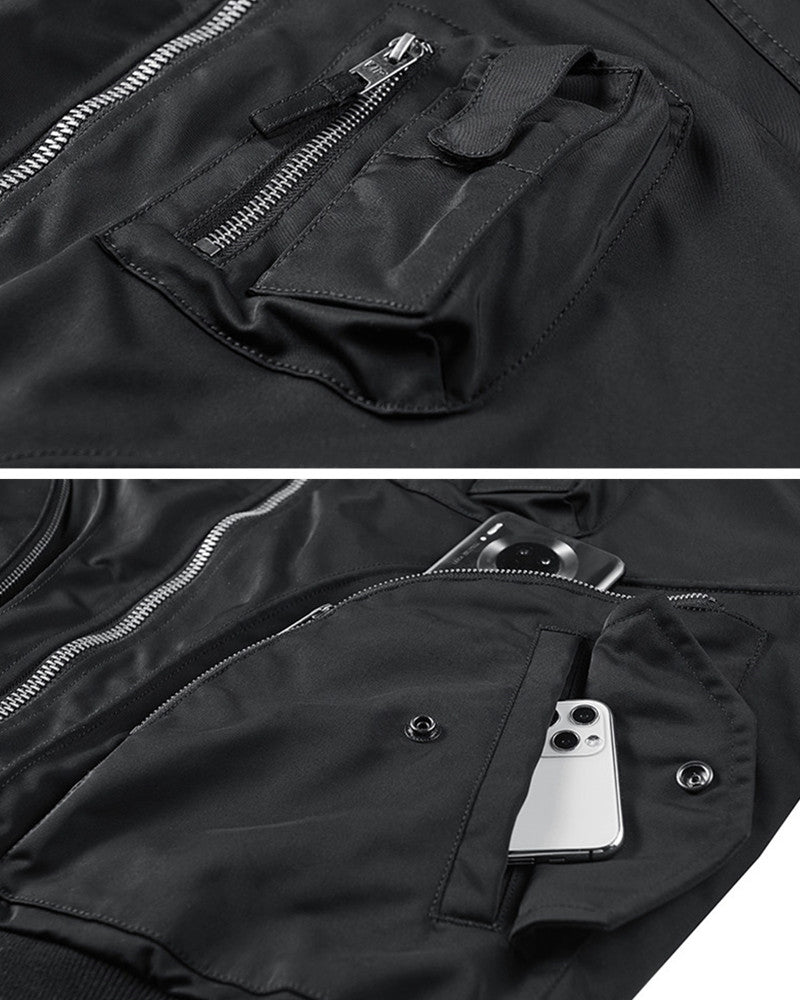 Functional Multi-Pocket Tactical Bomber Jacket