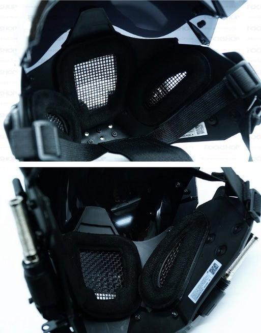 LED Cyberpunk Helmet Mask
