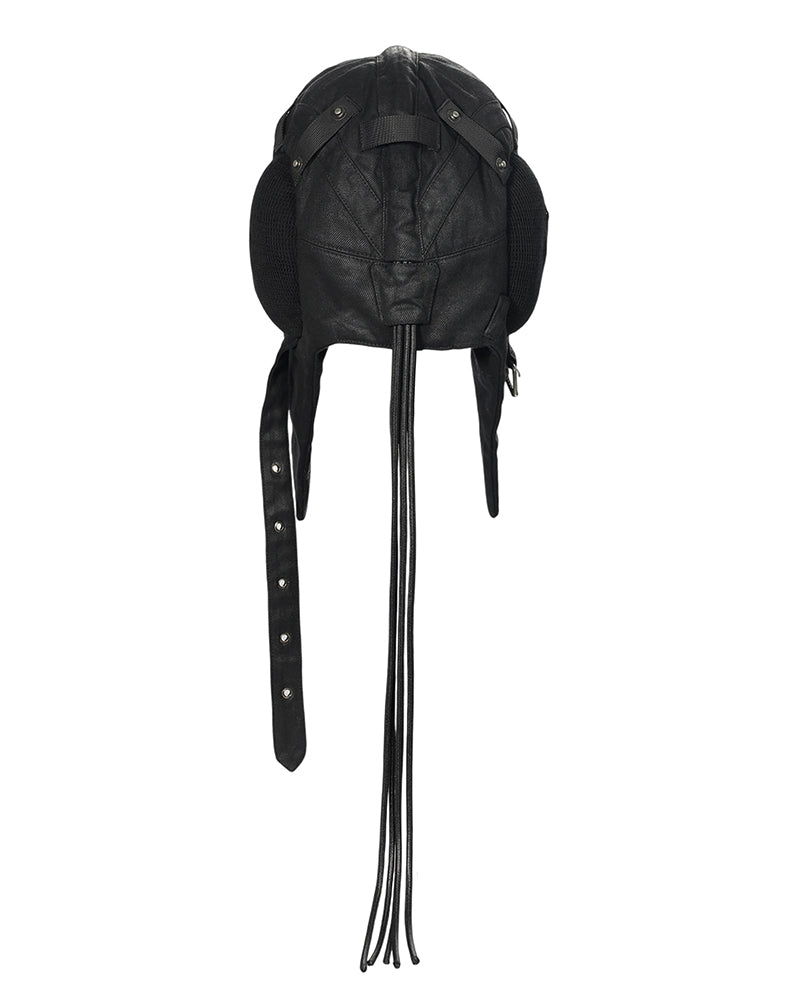 Wasteland Waxed Cotton Aviator Trapper Hat