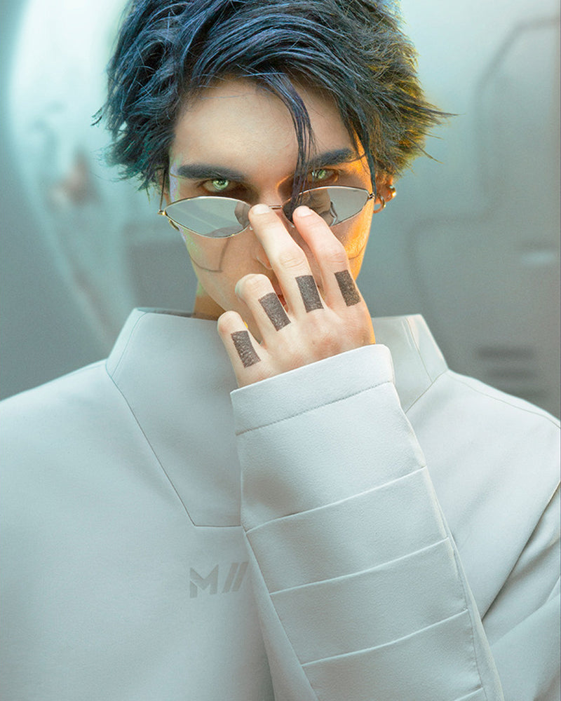 Cyberpunk Outfits 3D Cut Dyed Unisex Pullover Jacket