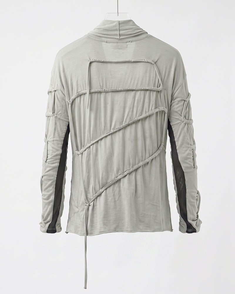Wasteland Pleated Distressed Tee