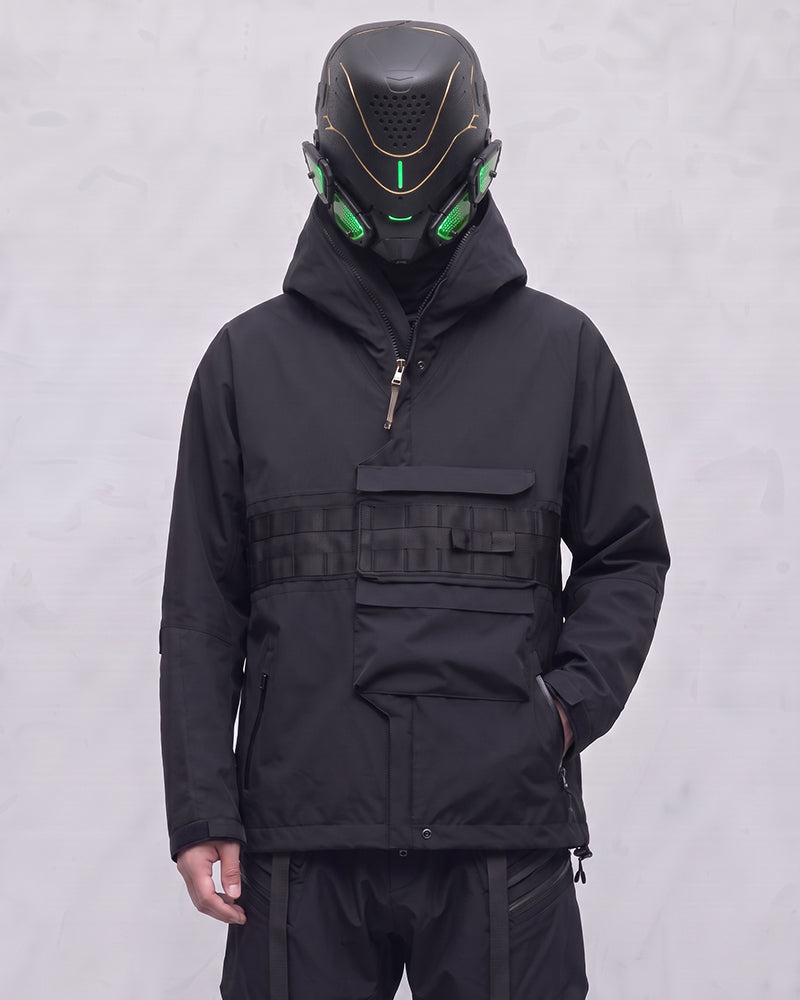 Windproof Hooded Techwear Jacket