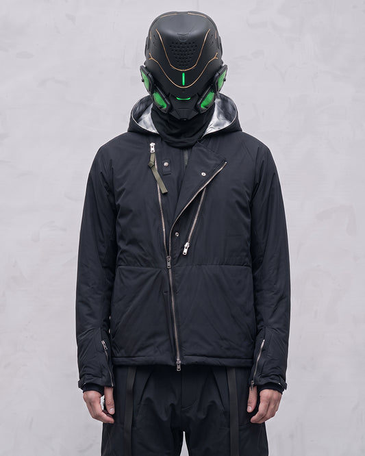 Water-Repellent Stand-Collar Hooded Jacket
