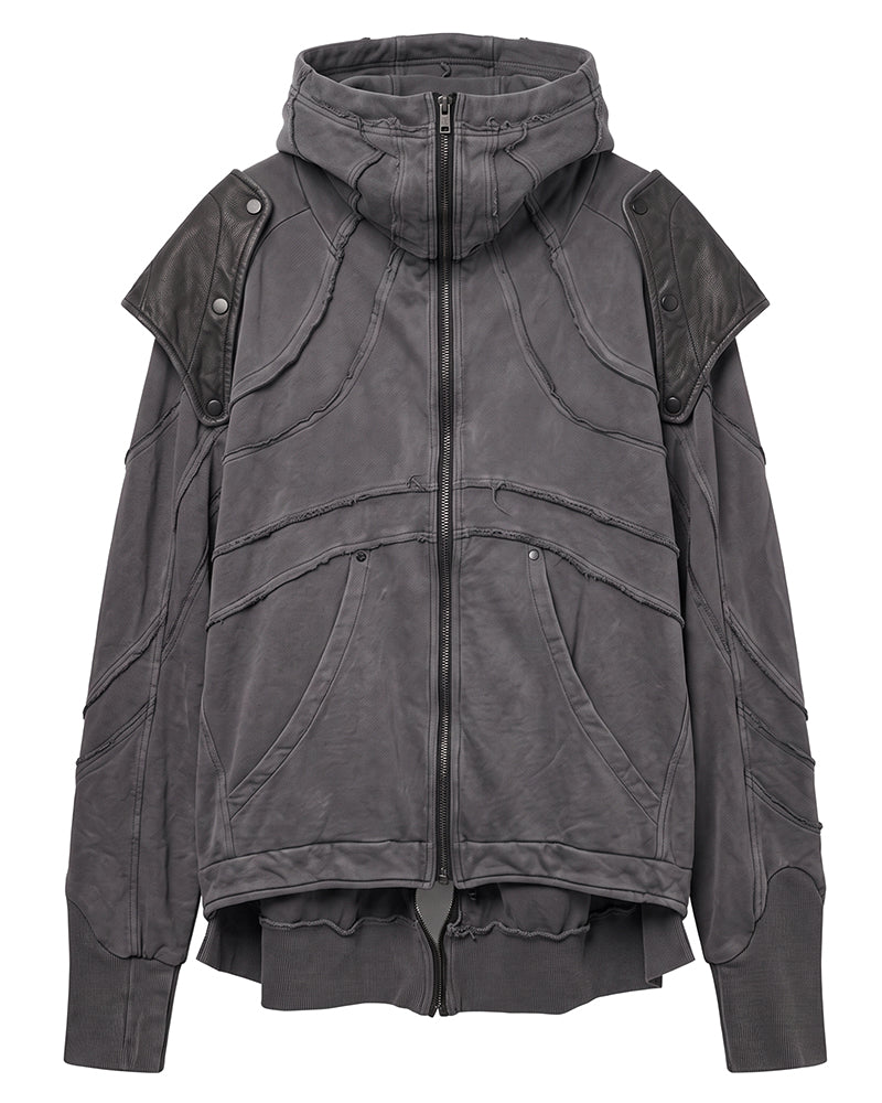 Wasteland Detachable-Shoulder Hoodie