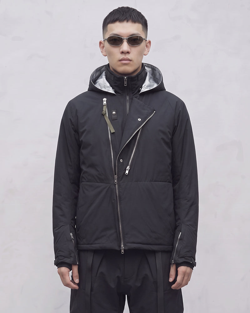 Water-Repellent Stand-Collar Hooded Jacket