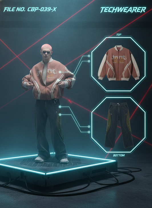 CBP-039-X｜Cyberpunk Techwear Set Top / Bottom