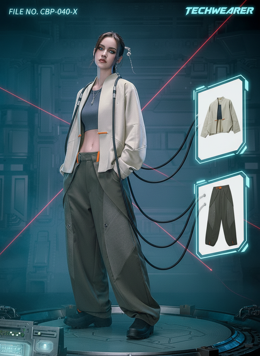 CBP-040-X｜Cyberpunk Techwear Set Top / Bottom
