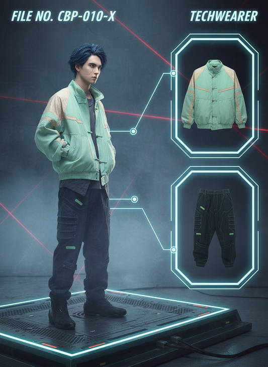 CBP-010-X｜Cyberpunk Techwear Set Top / Bottom