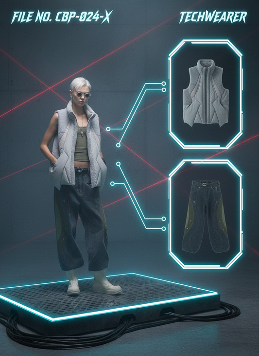 CBP-024-X｜Cyberpunk Techwear Set Top / Bottom