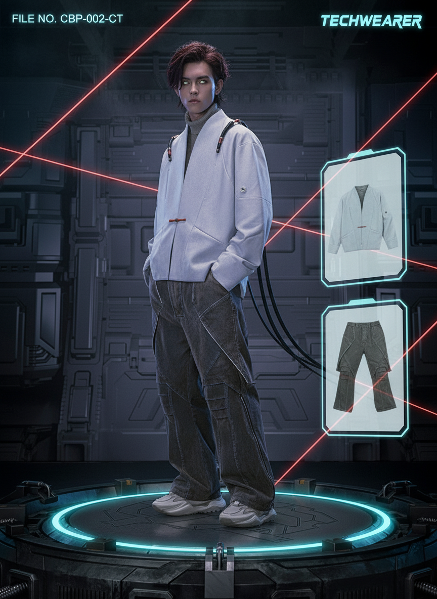 CBP-002-CT｜Cyberpunk Techwear Set Top / Bottom