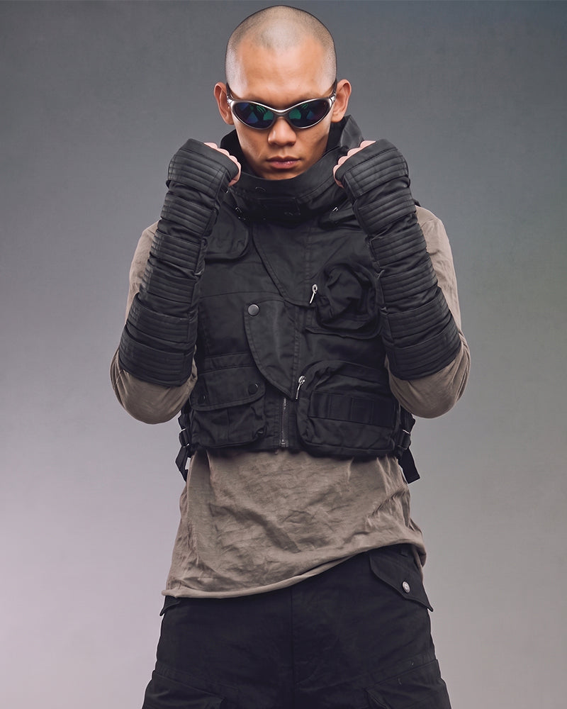 Wasteland Darkwear Waxed Cotton Arm Sleeves